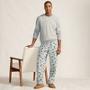 Lands' End Men's Fleece Pajama Pants - 4 of 4