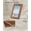 Attop Collage Picture Frames Set of 10, 8x10, 5x7, 4x6, Photo Frame for Wall Gallery Decor, Table Display, Rustic Brown - 3 of 4