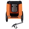 Kumasinova Folding Bike Trailer for Dogs,66LB Capacity All-Terrain Pet Carrier,Steel Frame for Cycling,Jogging,Camping,Outdoor Adventures - 2 of 4