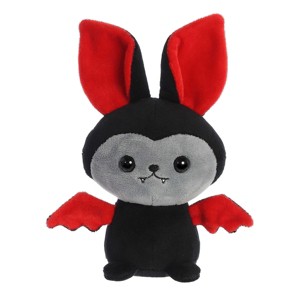 Aurora Small Salem Vampire Bat Halloween Spooky Stuffed Animal Black 7" - 1 of 4