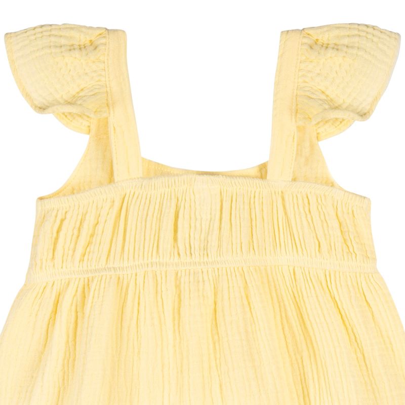 Gerber Toddler Girls' Sleeveless Gauze Dress, 3 of 6