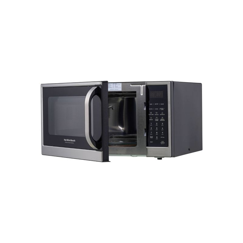 Hamilton Beach Professional 1.3 cu ft 1000 Watt Air Fry Microwave Oven - Matte Black, 5 of 11