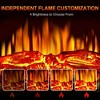 R.W.FLAME Electric Fireplace Stove, Freestanding Fireplace Heater with Realistic Flame, Indoor Electric Stove Heater with Overheating Safety System - 3 of 4