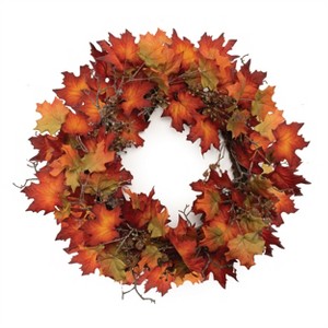 Maple Leaf Wreath 28"D - 1 of 1