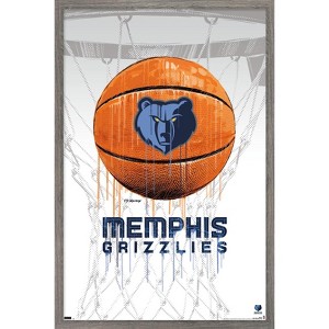 Trends International NBA Memphis Grizzlies - Drip Basketball 21 Framed Wall Poster Prints - 1 of 4