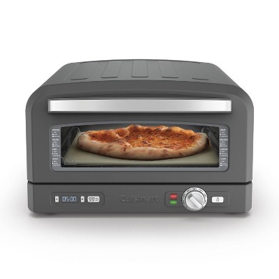 Cuisinart Indoor Pizza Oven Bake 12 Pizzas in Minutes, Matte Black Stainless Steel