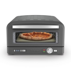 Cuisinart Indoor Pizza Oven Bake 12 Pizzas in Minutes, Matte Black Stainless Steel - 1 of 3