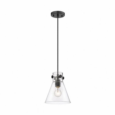 Newton Cone - 1 Light Pendant In Industrial Style-9.88 Inches Tall and 8 Inches Wide