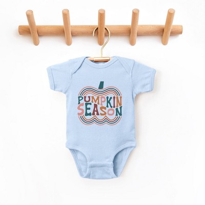 The Juniper Shop Retro Pumpkin Season Baby Bodysuit
