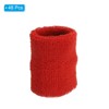 Unique Bargains Cotton Terry Cloth Tennis Basketball Working Out Running Wicking Air Permeable Sports Sweatbands 48 Pcs - 3 of 4