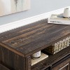 Bella Depot Modern Entertainment Console TV Stand with Fireplace Insert and Sliding Door TV Cabinet - 4 of 4