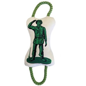 American Pet Supplies Retro Soldier Squeaker Dog Chew Toy – Plush Dog Toy with Durable Texture - 1 of 4