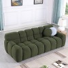 87"Cloud Couches,Boucle Sofa With Square Arms,Long Sofa,Lounge Sofa,3 Seat Sofa,Marshmallow Sofa With Wooden Frame,Soft Sofa Furniture-Cuddlewood - image 2 of 4