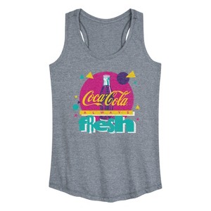 Women's - Coca-Cola - 90's Retro Graphic Racerback Tank - 1 of 4