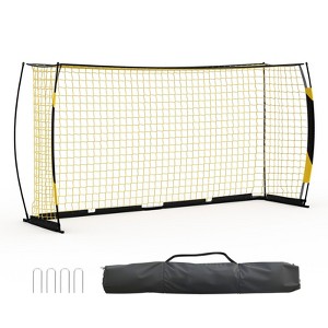 Soccer Goal –  Portable Training Net, Heavy Duty Collapsible Frame with Carry Bag for Backyard/Indoor/Outdoor Use - 1 of 4
