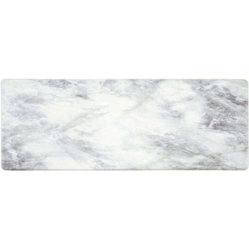 World Rug Gallery Kitchen Marble Pattern Anti Fatigue Standing Mat, 1 of 11