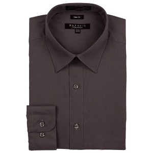 Marquis Men's Long Sleeve SLIM FIT Dress Shirt - 1 of 4