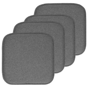 Charlotte Jacquard Memory Foam No Slip Back 16" x 16" Chair Pad Cushion by Sweet Home Collection™