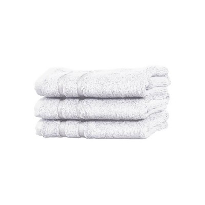 3pc Rayon from Bamboo Washcloth Set White - Cariloha