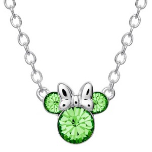 Disney Minnie Mouse Birthstone Necklace - 1 of 4