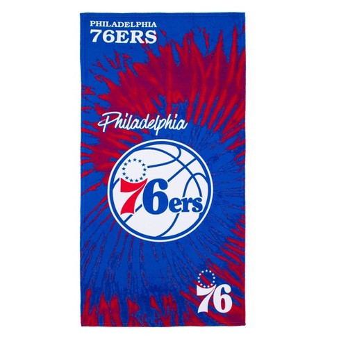 PHILADELPHIA 76ERS PHILA AUTHENTIC EDITION ON-COURT LOCKER ROOM TOWEL  22X42