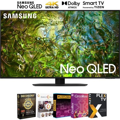 Samsung QN75QN90DA 75" Neo QLED 4K TV 2024 + 12 Month Protection & Movies Streaming Pack