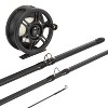 Leisure Sports Fly Fishing Combo With 8' 3-Piece Rod, Reel, Fly Line, Tapered Leader, 2 Flies, and Carry Bag - Black - 4 of 4