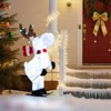 Costway 44” Animated Christmas Reindeer with 12 Colorful Lights & 98 Cold White LEDs - 4 of 4