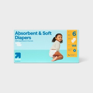 dsiposable diaper Cost of Cloth Diapers vs Disposable Diapers proof backing and elastic leg gathers provide superior protection Disposable Diapers - Size 6