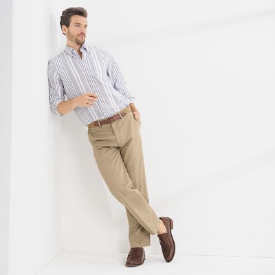 Lands' End Men's Prehem Comfort Waist No Iron Chino Pants