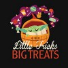 Girl's Star Wars The Mandalorian Halloween Grogu Big Treats T-Shirt - 2 of 4