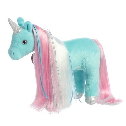 Aurora Medium Mane Event Moonlight Unicorn Breyer Exquisite Stuffed ...