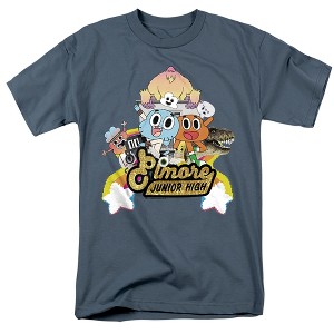 Amazing World Of Gumball Elmore Junior High Adult T-Shirt - 1 of 4