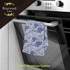 Briarwood Lane Everyday Hand Towel 26x18 Blue and White Floral Hand Towel - 2 of 3