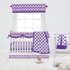 Bacati - MixNMatch Purple Throw Pillow - 4 of 4