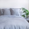 26" x 26" French Linen Euro Pillow with Flange | BOKSER HOME - 2 of 4
