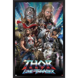 Trends International Marvel Thor: Love and Thunder - Amazing Framed Wall Poster Prints - 1 of 4