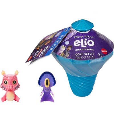 Disney and Pixar Elio Movie Blind Pack, 2 Mini Figures with Play Goo in Spaceship Alien 1 and 2
