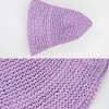 Anna-Kaci Crochet Raffia Bucket Hat Lightweight Foldable Wide Brim Sun Hat for Stylish Summer Protection - 4 of 4
