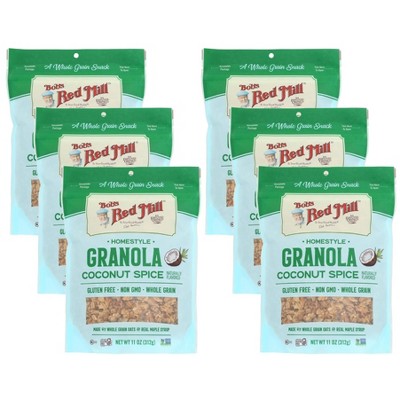 Bob's Red Mill Coconut Spice Homestyle Granola - Case of 6/11 oz