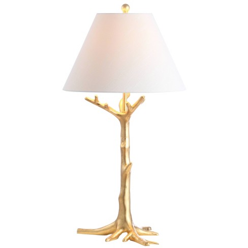 Led Light Bulb Gold Jonathan Y, Gold Resin Table Lamp
