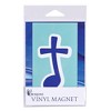 Dicksons MAG-1049 Cross Music Note Sky Blue and Navy Blue 5 x 2.75 Vinyl Decorative Refrigerator Magnet - 2 of 2