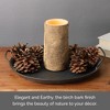 Mikasa Birch LED Wax Pillar Candle - 4 of 4