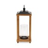 Cheung's Vivora Wood & Metal Open Side Lantern - Small - 2 of 4