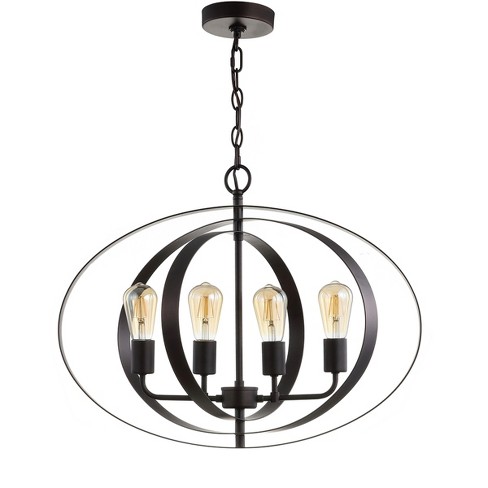 Killian 4 Light 8.125 Inch Pendant - Dark Grey - Safavieh. - image 1 of 4