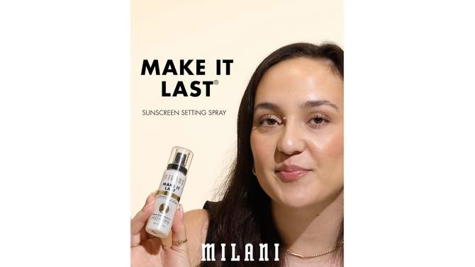 Milani Make It Last Sunscreen Setting Spray with SPF 30 - 2.02 fl oz, 2 of 7, play video