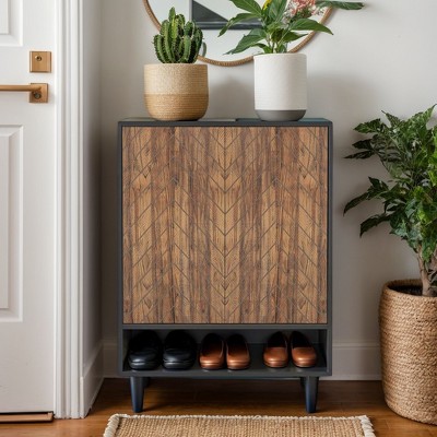 Hommoo 18-Pair Shoe Cabinet