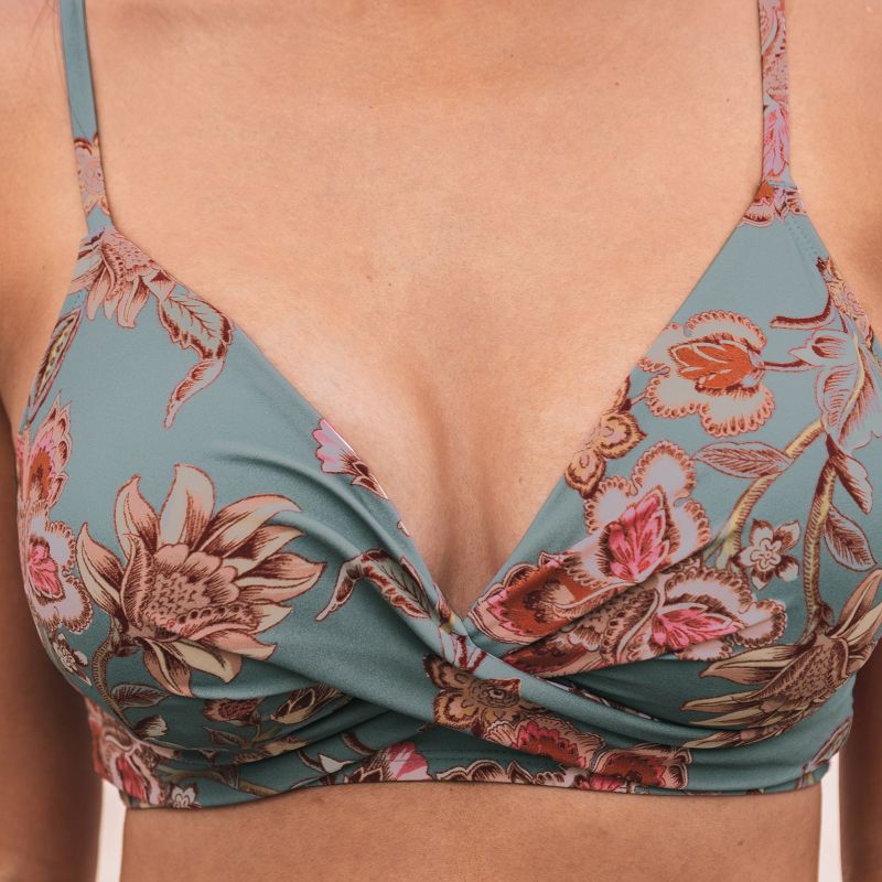 Women's Floral Twist Front High Waist Bikini Sets Swimsuit - Cupshe, 2 of 6