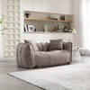 CAVINAS Chenille Bean Bag Chair,Square Lazy Floor Sofa Chair with High Resilience Memory Foam,Cozy Lounge Chair for Living Room - 2 of 4