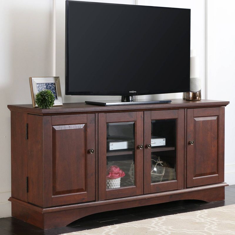 4 Door Closed Storage TV Stand for TVs up to 55" - Saracina Home, 3 of 9